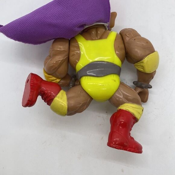 Vintage Stone Protectors Troll Chester the Wrestler Action Figure Cape 1992 - Picture 10 of 13